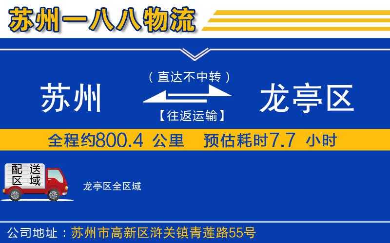 蘇州到龍亭區(qū)專線