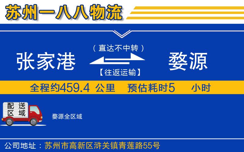 張家港到婺源物流公司