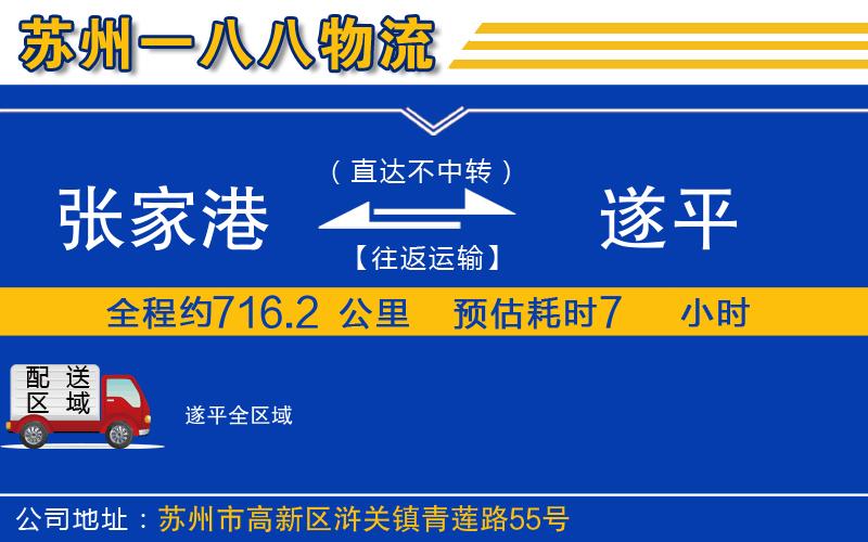 張家港到遂平物流公司