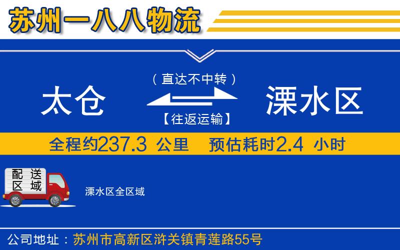 太倉到溧水區(qū)物流公司
