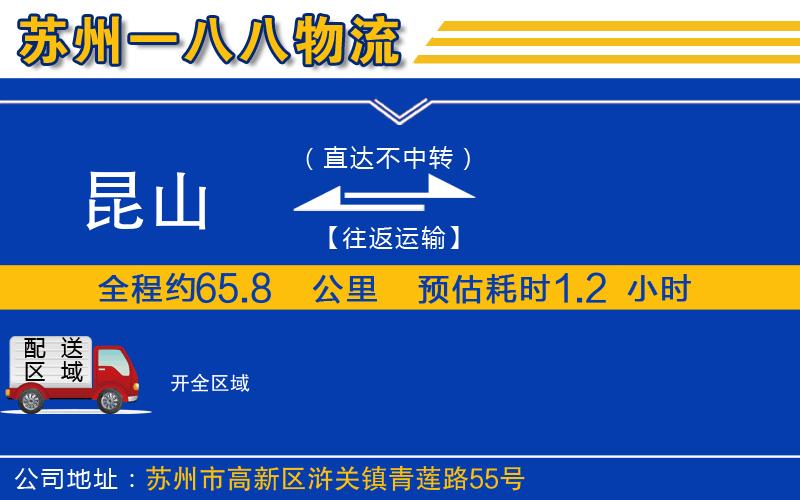 昆山到開物流公司