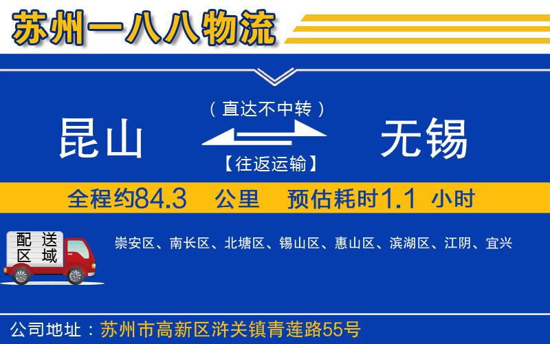 昆山到無(wú)錫物流公司